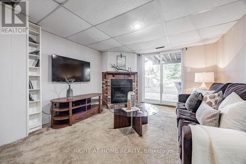 1513 Woodruff Crescent, Pickering (Amberlea), ON - Indoor Photo Showing Living Room With Fireplace