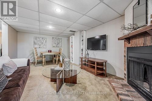 1513 Woodruff Crescent, Pickering (Amberlea), ON - Indoor Photo Showing Living Room With Fireplace