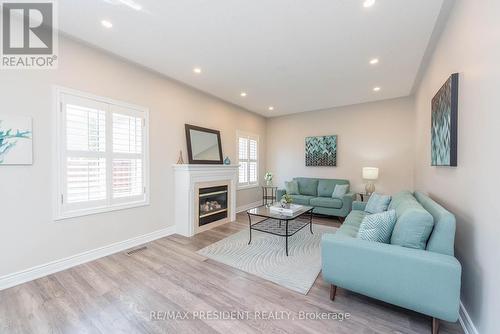 3 Carmel Crescent, Brampton, ON - Indoor Photo Showing Living Room With Fireplace