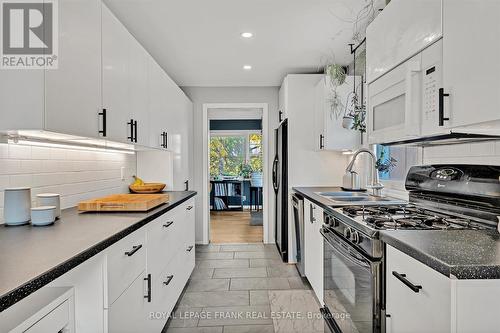 224 Caddy Street, Peterborough (Ashburnham), ON - Indoor Photo Showing Kitchen With Upgraded Kitchen