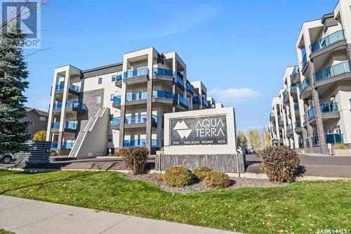 209 419 Nelson Road, Saskatoon, SK - Outdoor With Balcony With Facade