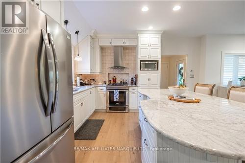 18537 Stonehouse Point Road, South Glengarry, ON - Indoor Photo Showing Kitchen With Upgraded Kitchen