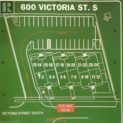 Complex Map - 600 Victoria Street S Unit# 7, Kitchener, ON - Other