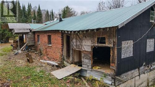 129 Mullen Road, Combermere, ON - Outdoor With Fireplace