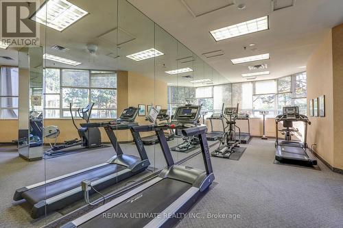 1120 - 138 Bonis Avenue, Toronto, ON - Indoor Photo Showing Gym Room