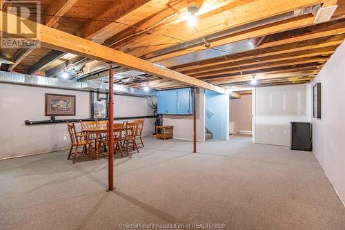 25488 Lindsay Road, Dresden, ON - Indoor Photo Showing Basement