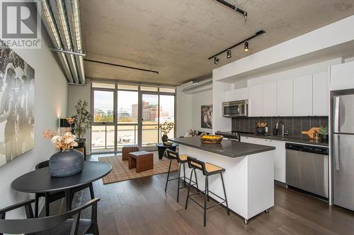 501 1065 Barrington Street, Halifax, NS - Indoor Photo Showing Kitchen With Upgraded Kitchen