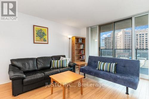 1108 - 750 Bay Street, Toronto, ON - Indoor Photo Showing Living Room