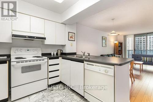 1108 - 750 Bay Street, Toronto, ON - Indoor Photo Showing Kitchen With Double Sink