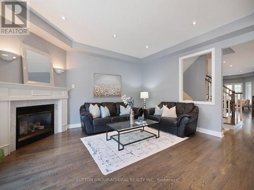 54 Saint Victor Drive, Vaughan, ON - Indoor Photo Showing Living Room With Fireplace