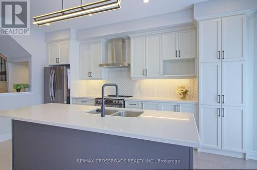 60 Harvey Bunker Crescent, Markham, ON - Indoor Photo Showing Kitchen With Double Sink With Upgraded Kitchen