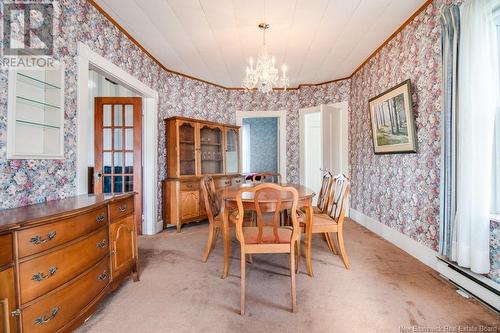 296 Main Street, Hartland, NB - Indoor Photo Showing Dining Room