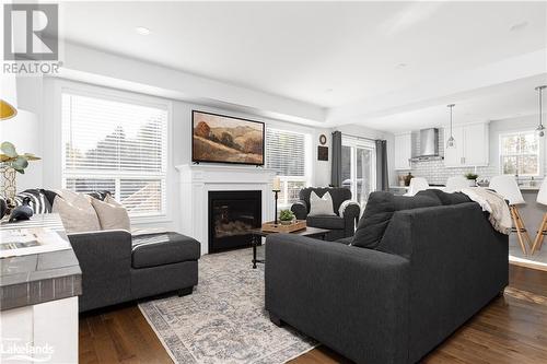 74 Fieldstream Chase, Bracebridge, ON - Indoor Photo Showing Living Room With Fireplace