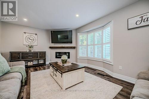 58 Dublin Drive, Hamilton, ON - Indoor Photo Showing Living Room With Fireplace