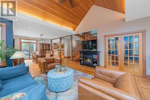 147 Main Street S, Halton Hills, ON - Indoor Photo Showing Living Room With Fireplace