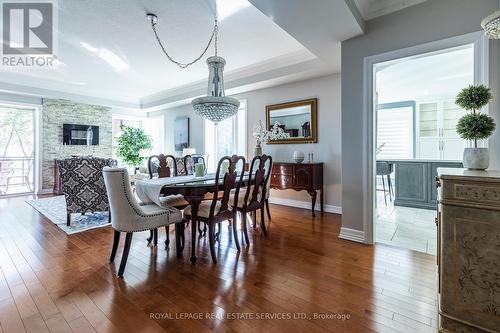 204 - 5340 Lakeshore Road, Burlington, ON - Indoor Photo Showing Dining Room With Fireplace