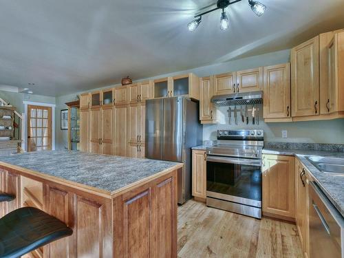 Kitchen - 1136 Ch. De Val-Des-Lacs, Sainte-Sophie, QC - Indoor Photo Showing Kitchen With Double Sink