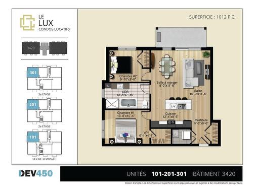 Plan (croquis) - 101-3420 Boul. René-Laennec, Laval (Vimont), QC - Other