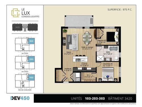 Plan (croquis) - 203-3420 Boul. René-Laennec, Laval (Vimont), QC - Other