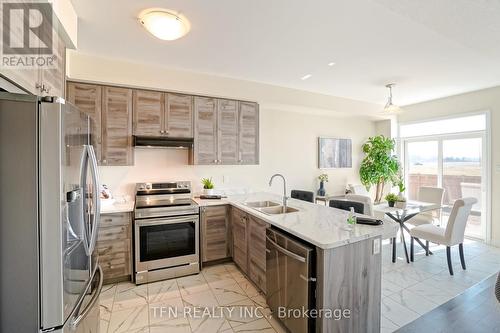 266 Explorer Way, Thorold, ON - Indoor Photo Showing Kitchen With Double Sink With Upgraded Kitchen