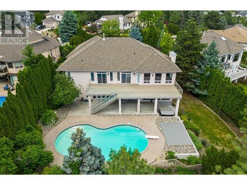 947 Purcell Court, Kelowna, BC - Outdoor With In Ground Pool With Deck Patio Veranda