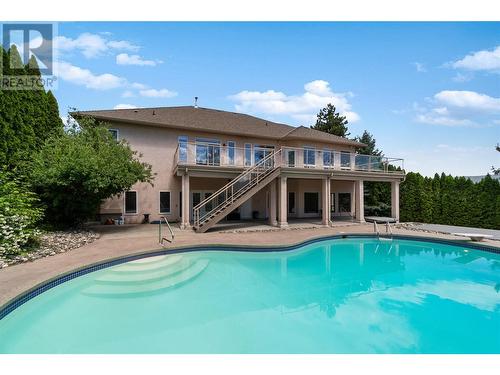 947 Purcell Court, Kelowna, BC - Outdoor With In Ground Pool With Deck Patio Veranda With Backyard