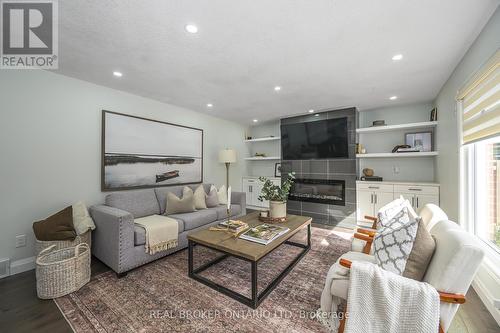 167 Sunnyside Drive, London, ON - Indoor Photo Showing Living Room With Fireplace