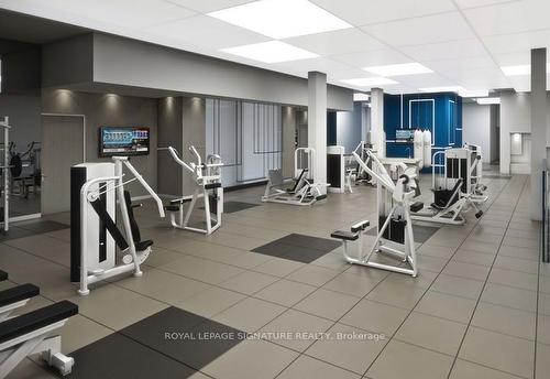 3612-195 Redpath Ave, Toronto, ON - Indoor Photo Showing Gym Room