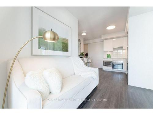 3612-195 Redpath Ave, Toronto, ON - Indoor Photo Showing Living Room With Fireplace