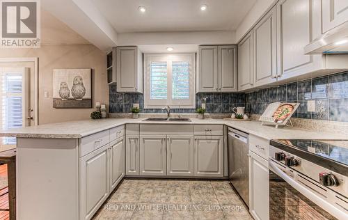 351 Thorncrest Drive, Waterloo, ON - Indoor Photo Showing Kitchen With Double Sink