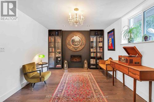 28 Larry Street, Caledon, ON - Indoor Photo Showing Other Room With Fireplace