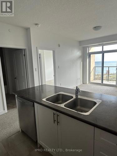 436 - 101 Shoreview Place, Hamilton, ON - Indoor Photo Showing Kitchen With Double Sink