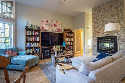 29 Kaley Court, Fredericton, NB - Indoor Photo Showing Living Room With Fireplace