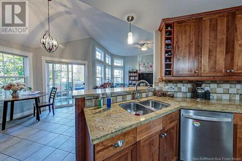 29 Kaley Court, Fredericton, NB - Indoor Photo Showing Kitchen With Double Sink