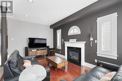 59 Carley Crescent, Barrie, ON - Indoor Photo Showing Living Room With Fireplace