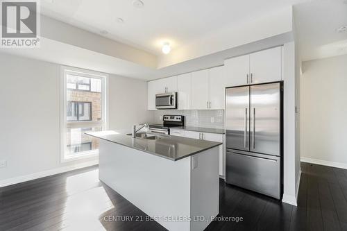 201 - 1208 Main Street E, Milton, ON - Indoor Photo Showing Kitchen With Double Sink With Upgraded Kitchen