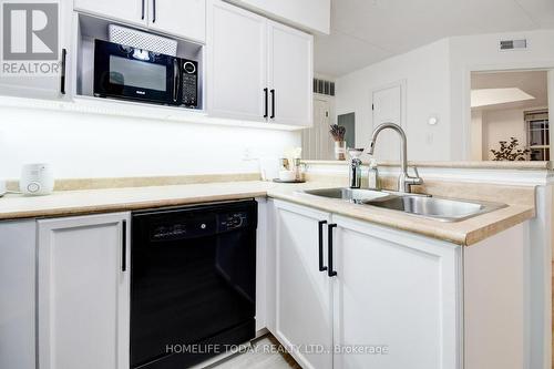 208 - 1487 Maple Avenue, Milton, ON - Indoor Photo Showing Kitchen With Double Sink