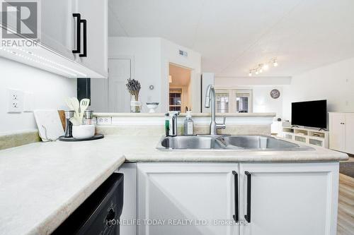 208 - 1487 Maple Avenue, Milton, ON - Indoor Photo Showing Kitchen With Double Sink