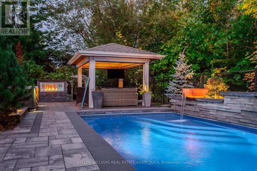 5339 Jameson Crescent, Burlington, ON - Outdoor With In Ground Pool With Deck Patio Veranda With Backyard