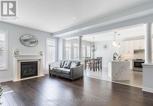 4664 Ray Lane, Burlington, ON - Indoor Photo Showing Living Room With Fireplace