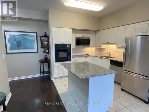 302 - 810 Scollard Court, Mississauga, ON - Indoor Photo Showing Kitchen With Stainless Steel Kitchen With Double Sink