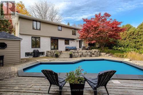 2091 Canterbury Drive, Burlington, ON - Outdoor With In Ground Pool With Deck Patio Veranda