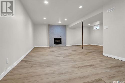 1730 Uhrich Avenue, Regina, SK - Indoor With Fireplace