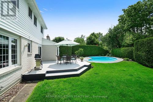 18 Squire Bakers Lane, Markham, ON - Outdoor With In Ground Pool With Deck Patio Veranda