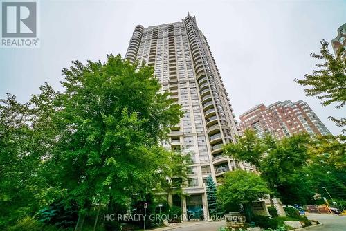 510 - 310 Burnhamthorpe Road W, Mississauga, ON - Outdoor With Balcony With Facade