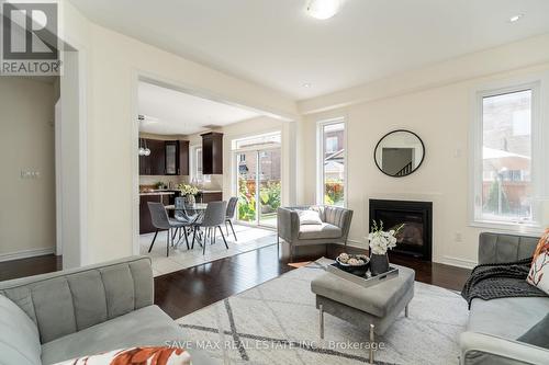 67 Humberstone Crescent, Brampton, ON - Indoor Photo Showing Living Room With Fireplace