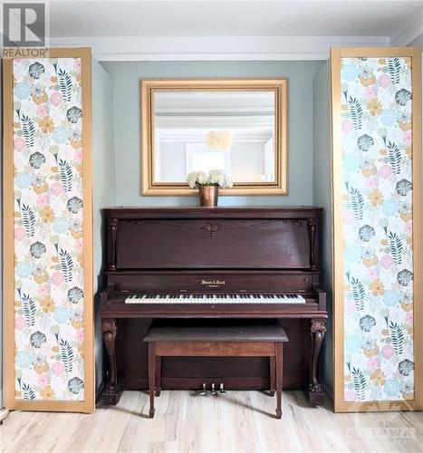 Custom piano nook for budding musicians (piano can be left for new owners) - 77 Napoleon Street, Carleton Place, ON - Indoor Photo Showing Other Room