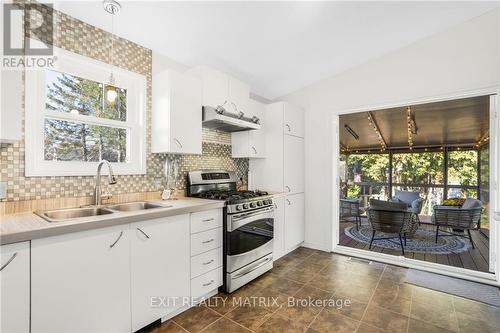 876 Queen Street, Champlain, ON - Indoor Photo Showing Kitchen With Double Sink