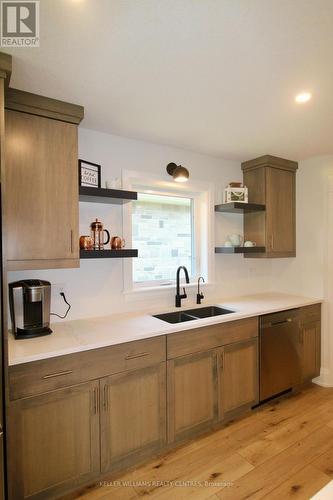 111 Third Street, Brockton, ON - Indoor Photo Showing Kitchen With Double Sink