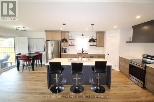 111 Third Street, Brockton, ON - Indoor Photo Showing Kitchen With Upgraded Kitchen